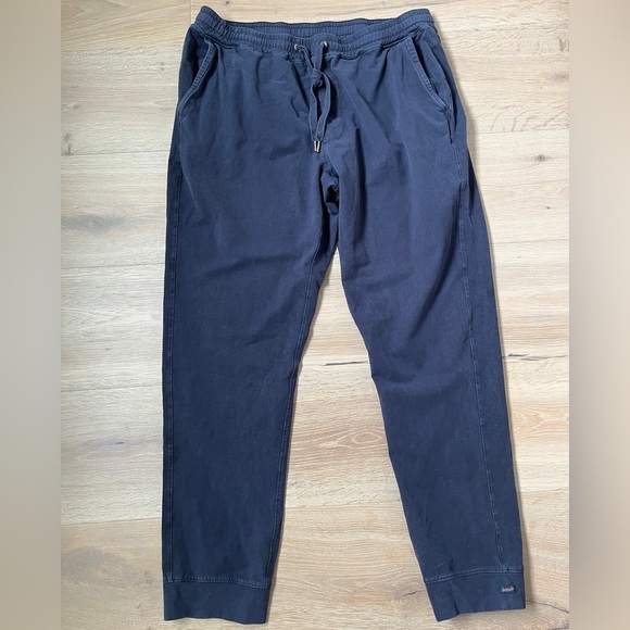 Good Man Brand Flex Joggers Sz XXL  Navy Blue Soft  Cotton Bland Pants *F15 - Picture 2 of 4